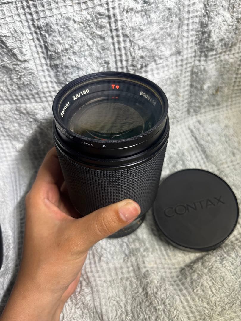 カールツァイス Sonnar f2.8　180mm レンズ　GFX　contax