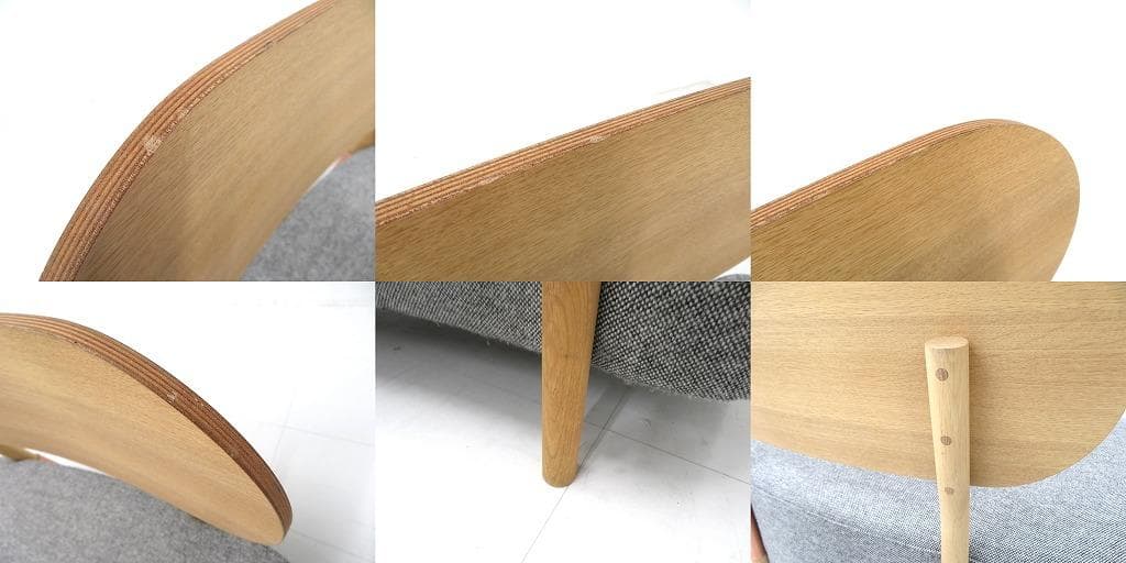 展示品　カリモク　ドラドラ　北欧　オーク材　ソファ ラウンジチェア　カフェ　北欧