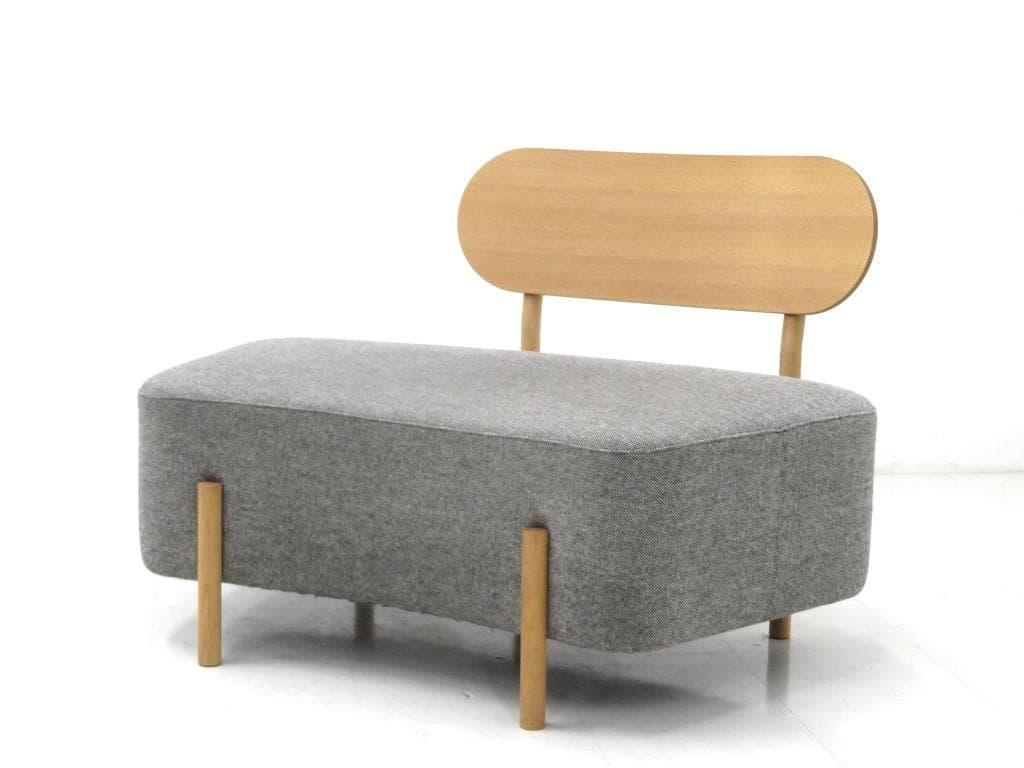 展示品　カリモク　ドラドラ　北欧　オーク材　ソファ ラウンジチェア　カフェ　北欧