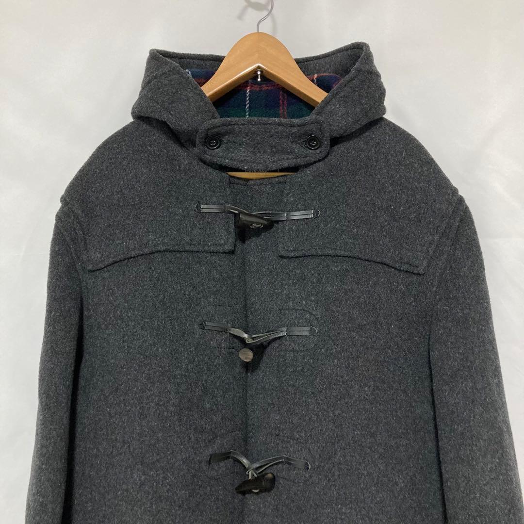 英国製 グローバーオール ダッフルコート L グレー ロング丈 90s 古着