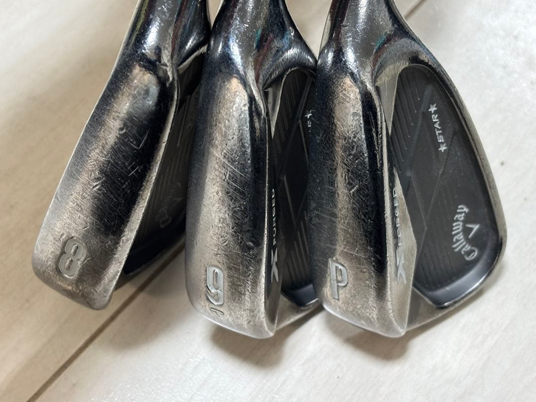 キャロウェイ　Xフォージド　スターアイアン　2019 スモーク