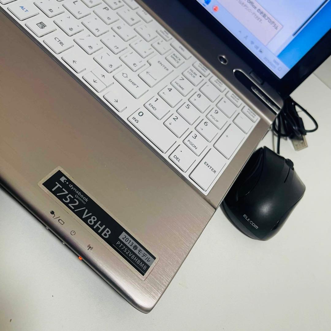 T5 TOSHIBAノートパソコンi7高速SSDサクサク動くWindows11