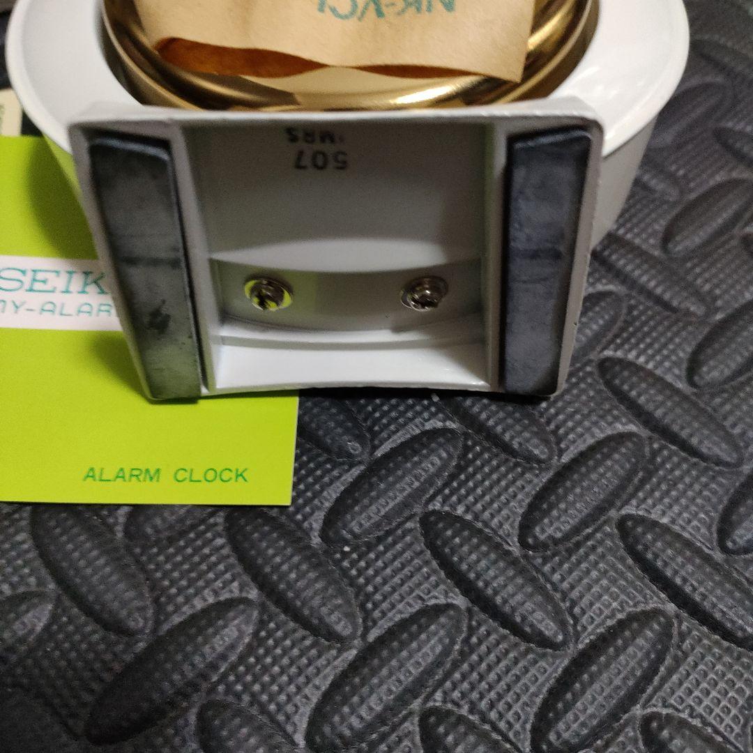 当時物　セイコー　目覚まし　SEIKO 置時計 ゼンマイ　昭和レトロ
