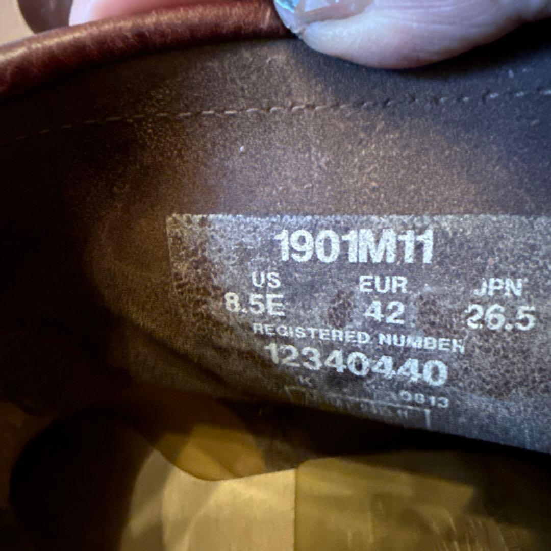 Chippewa エンジニアブーツ バーガンディ