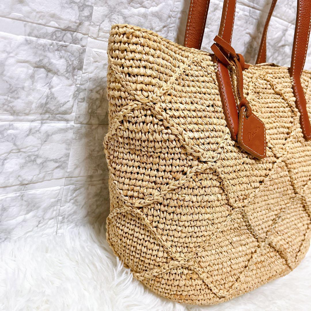 ⭐️未使用級⭐️ ダコタ Dakota カルモ ラフィア かごバッグ