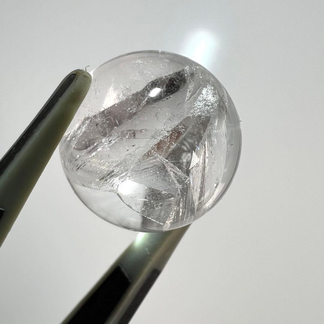 超レア　高品質　虹入り貫入水晶　クォーツインクォーツ　スフィア　クリスタル　4