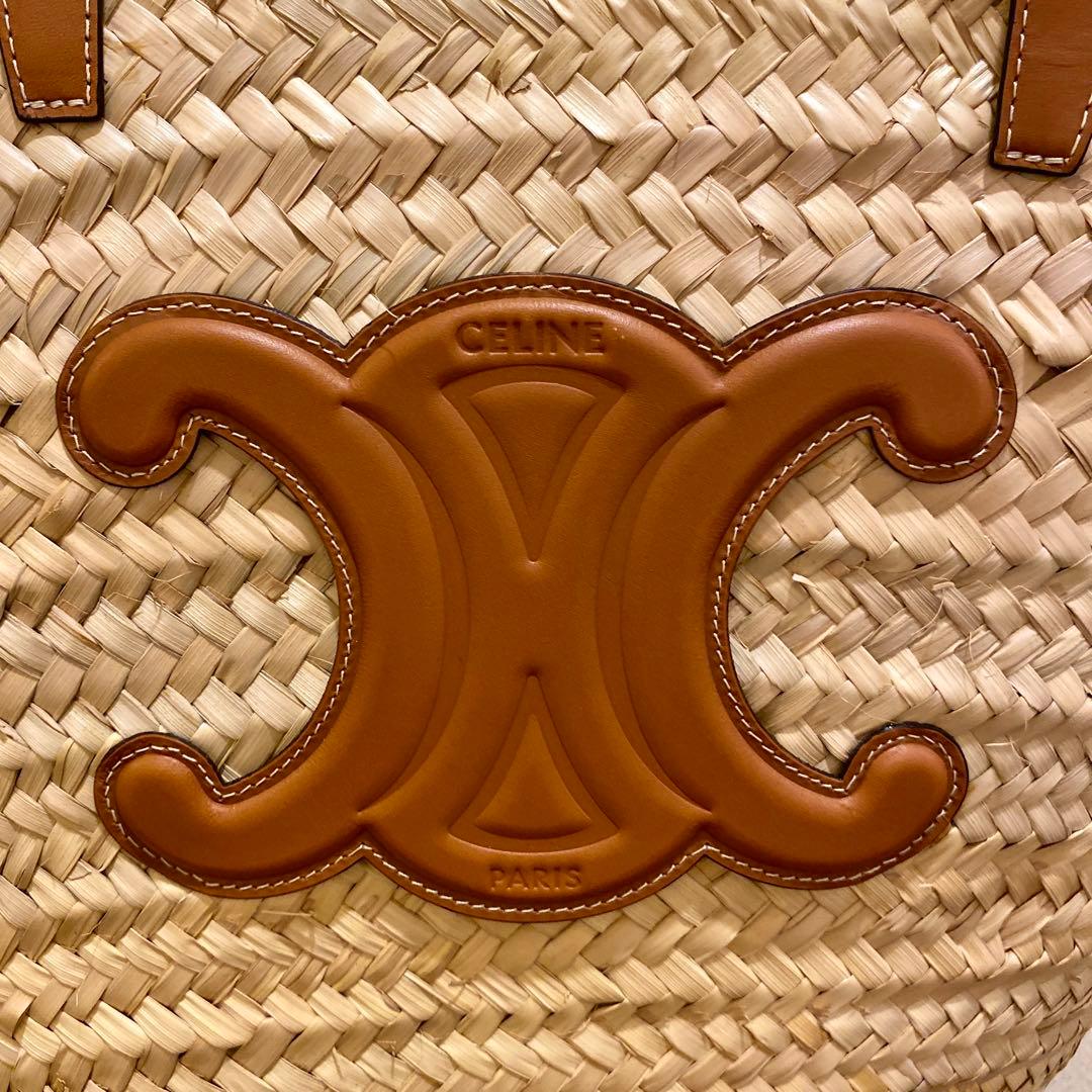 CELINE ベージュ かごバッグ