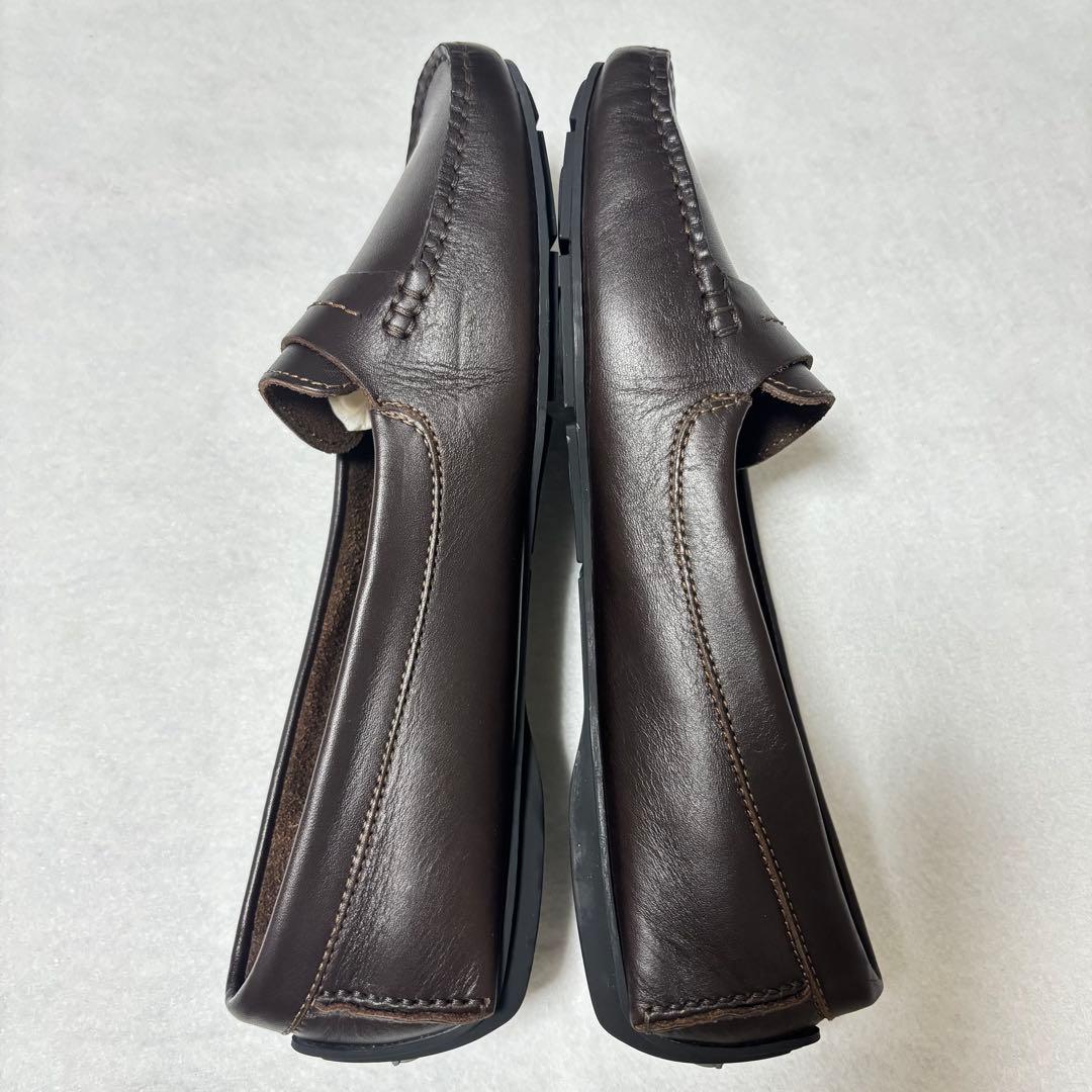 【サルヴァトーレ フェラガモ】ドライビングシューズ レザー ガンチーニ