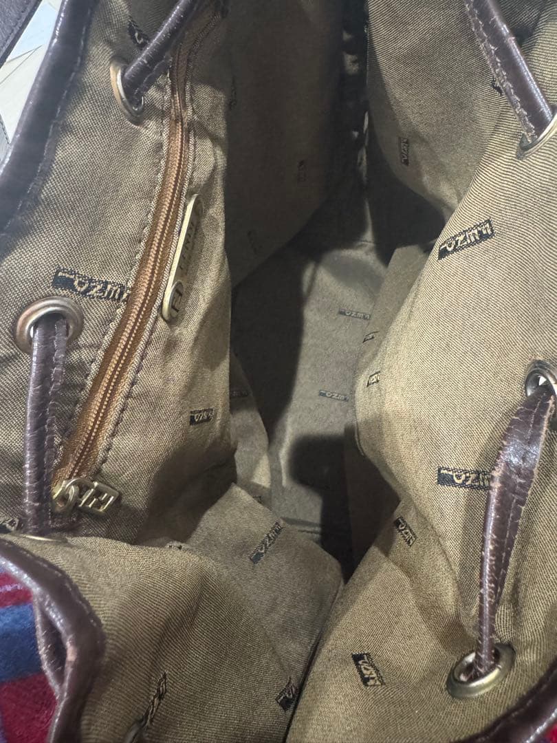 FENDI 巾着 ズッカ柄 ショルダーバッグ