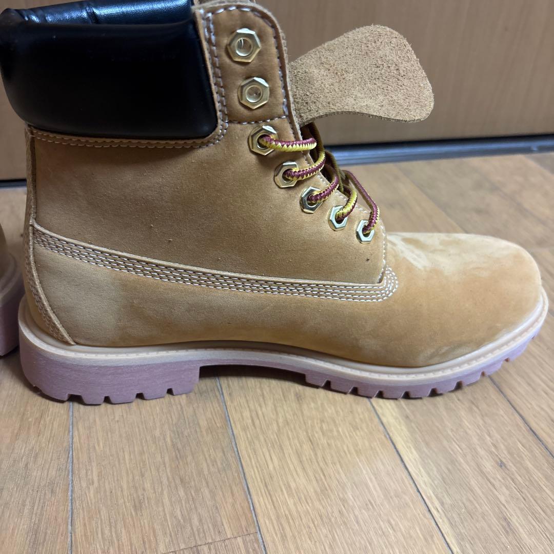 Timberland ベージュ ワークブーツ