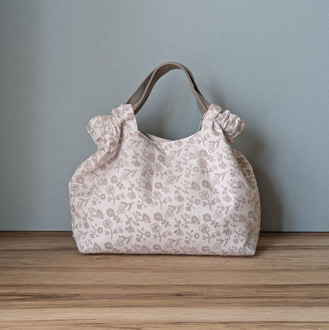 【ruiruicoco様オーダー】ハンドメイドシャーリングバッグ