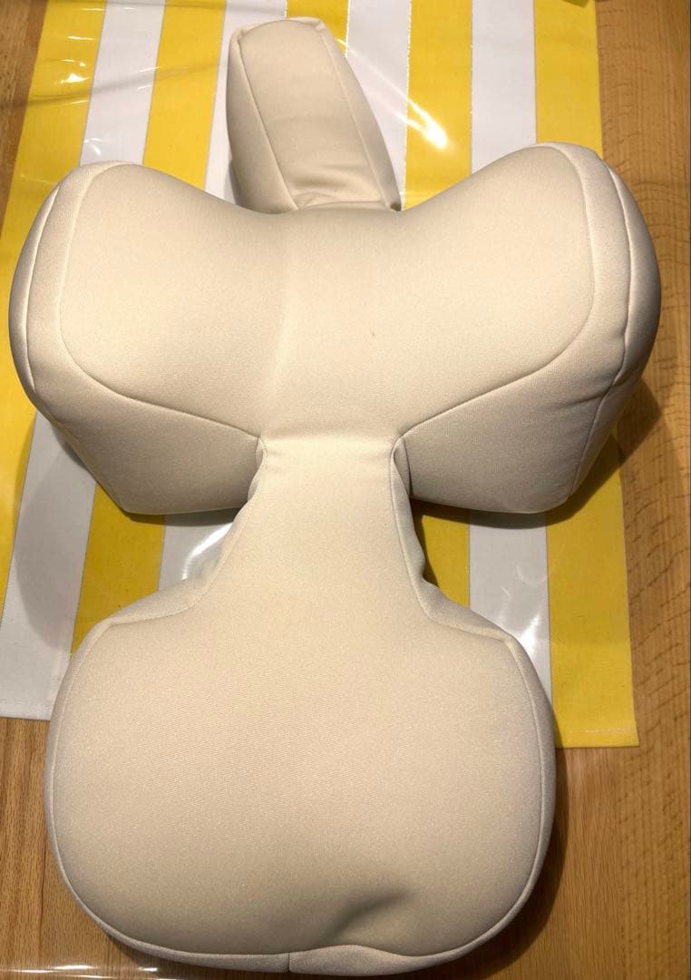 【カバー付】OneAid リラクッション ベージュ　サイズDM ブラウンカバー