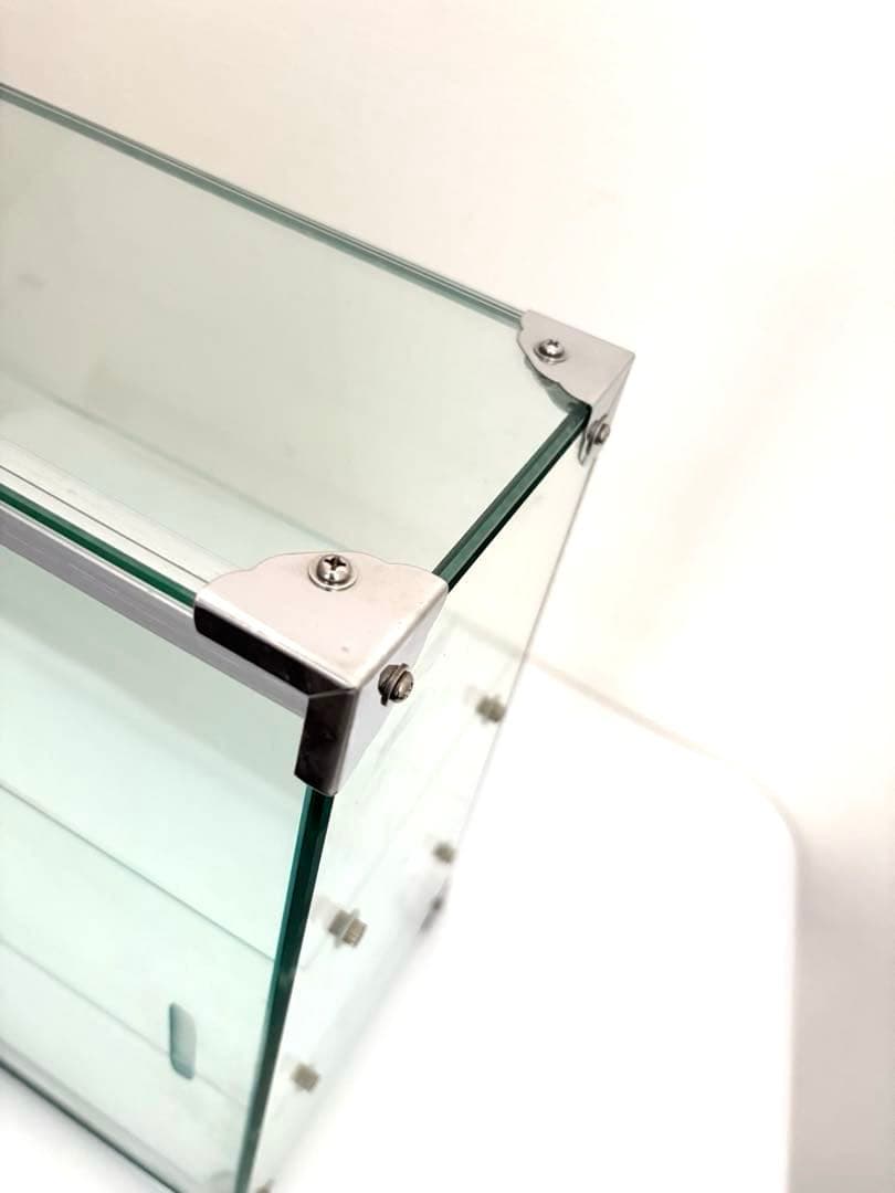 3段 ガラスケース　アンティーク　レトロ