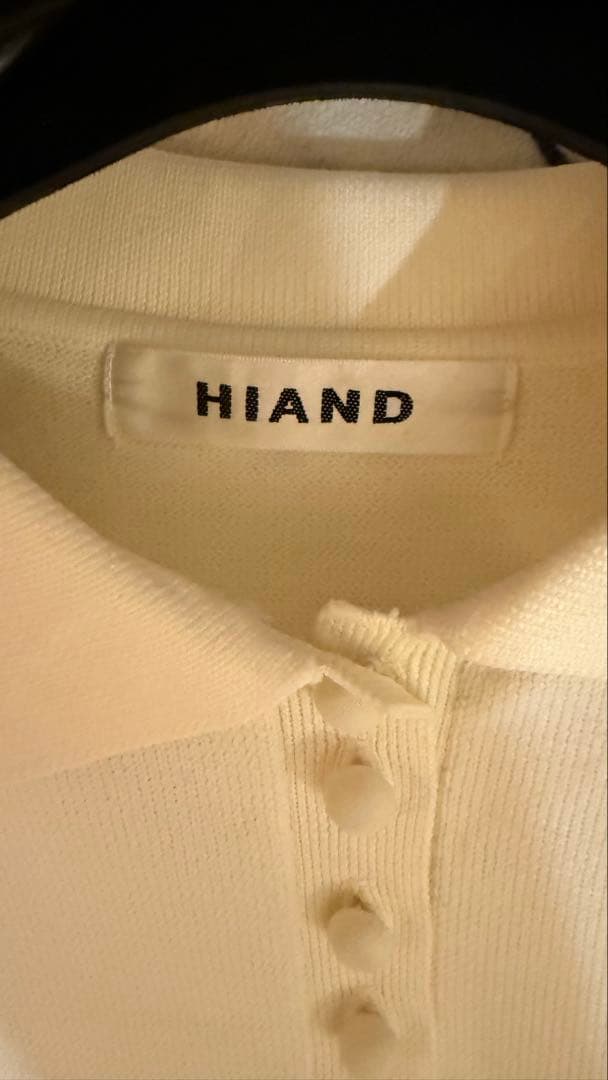 ハイアンドHIAND Ruffled-Hem Polo Dress ほしのあき