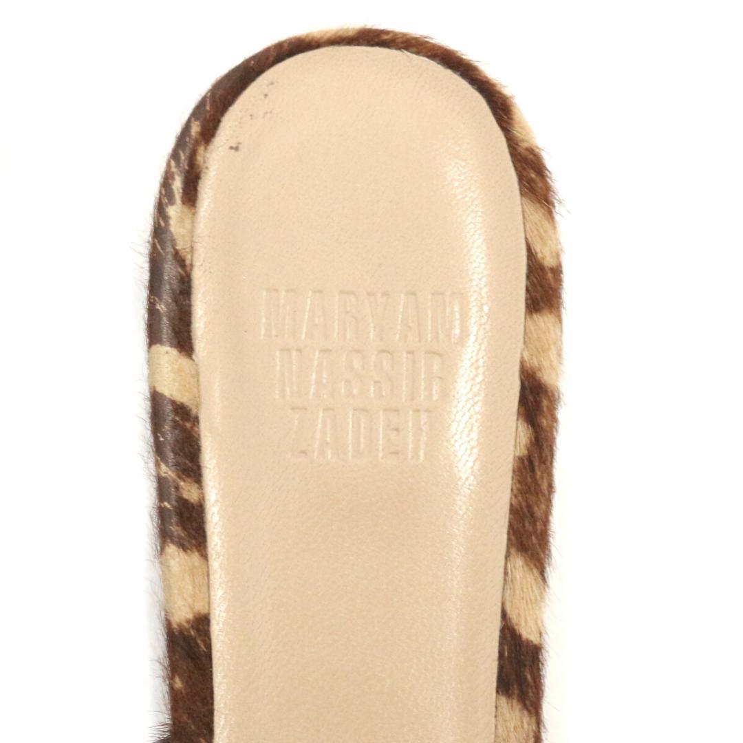 マリアムナッシアーザデー 19AW ハラコヒールサボ / ミュール