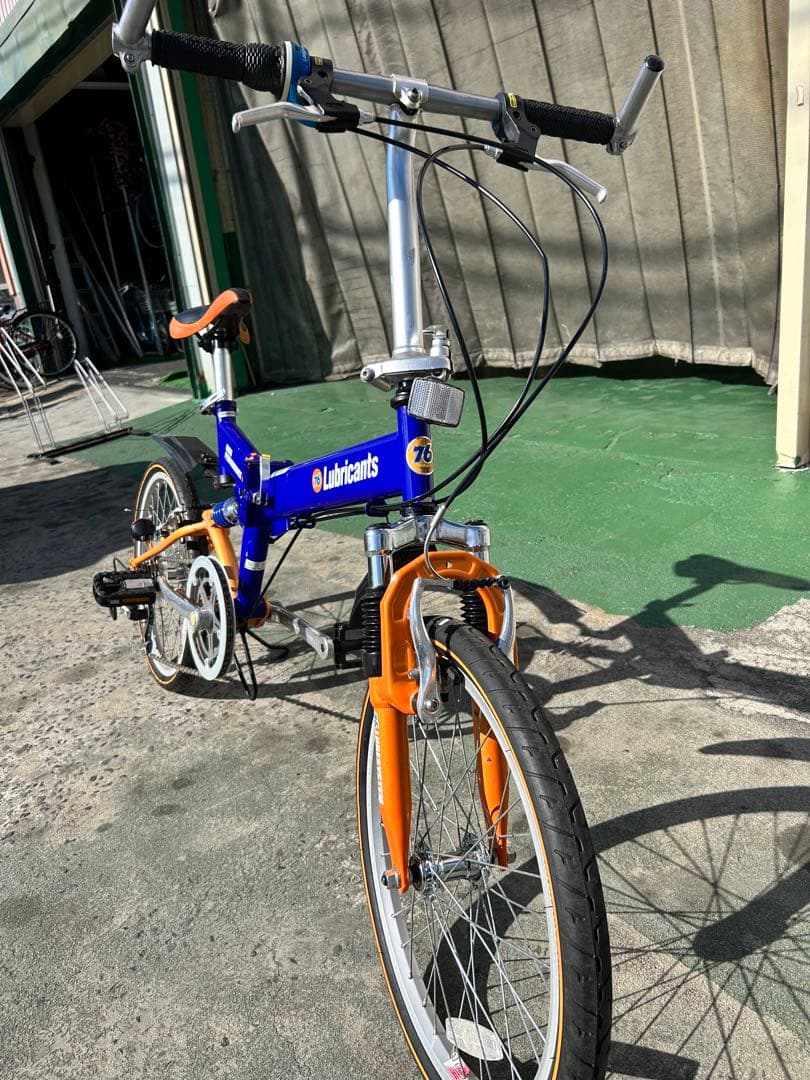 No.608 整備済み76ルブリカン　折りたたみマウンテンバイク仕様　外装6段