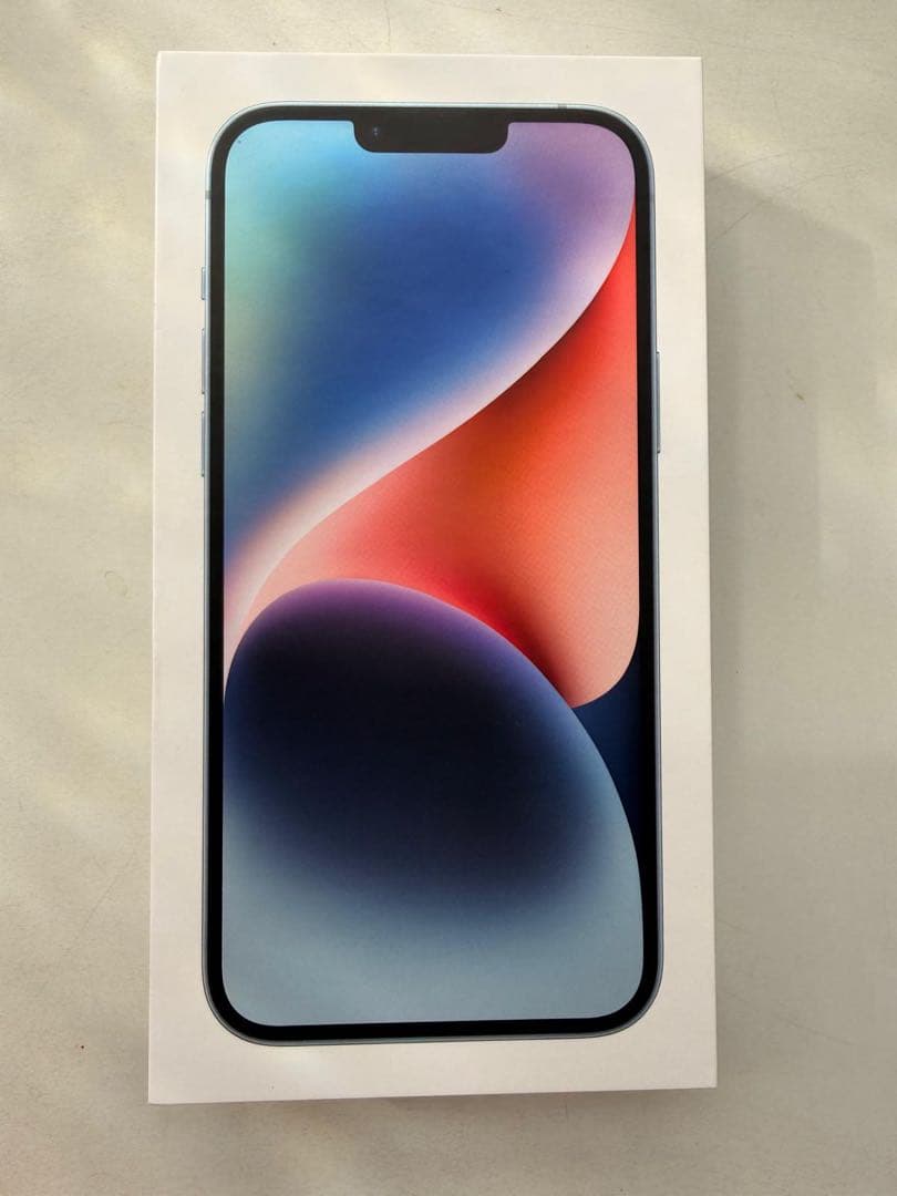 Apple iPhone 14 ブルー 本体 充電ケーブル付き