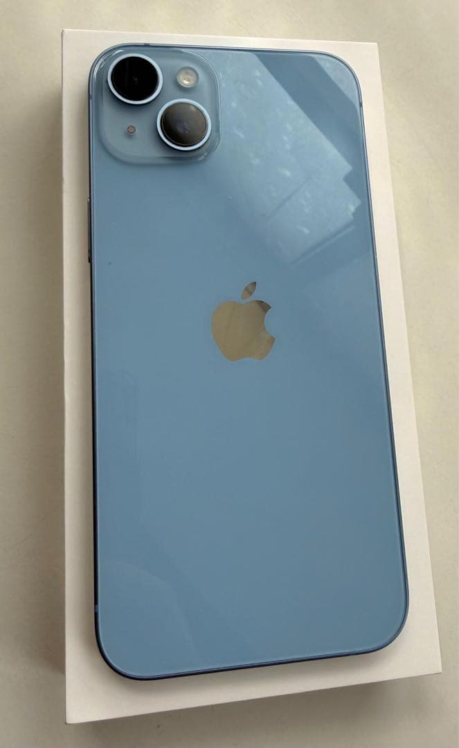 Apple iPhone 14 ブルー 本体 充電ケーブル付き