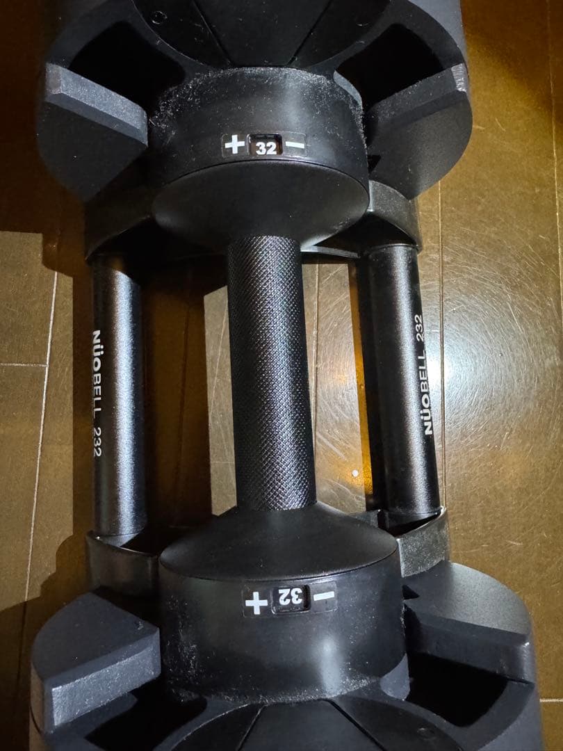 FLEXBELLオールブラック　ダンベル32kg 2kg刻み2個セット