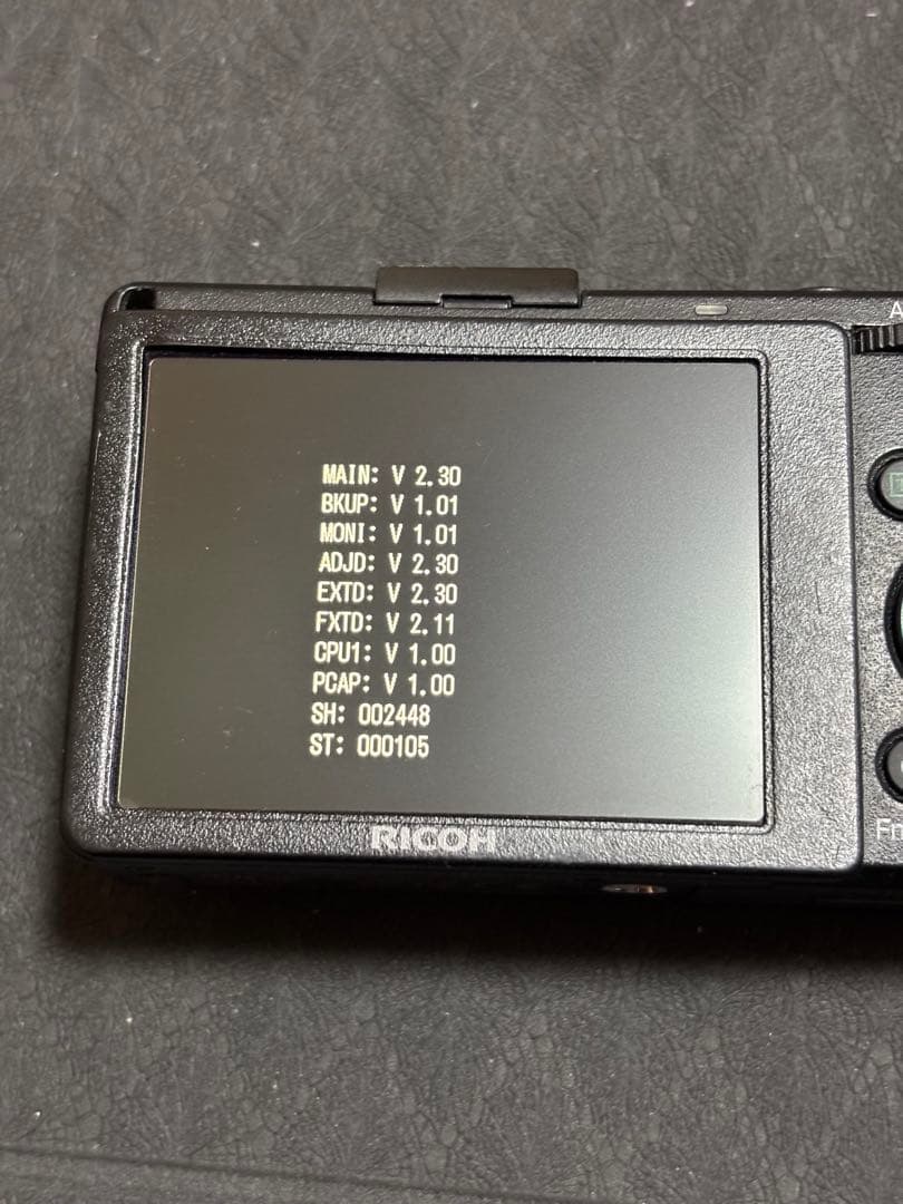 RICOH GR DIGITAL IV ショット数2448回 オマケ多数