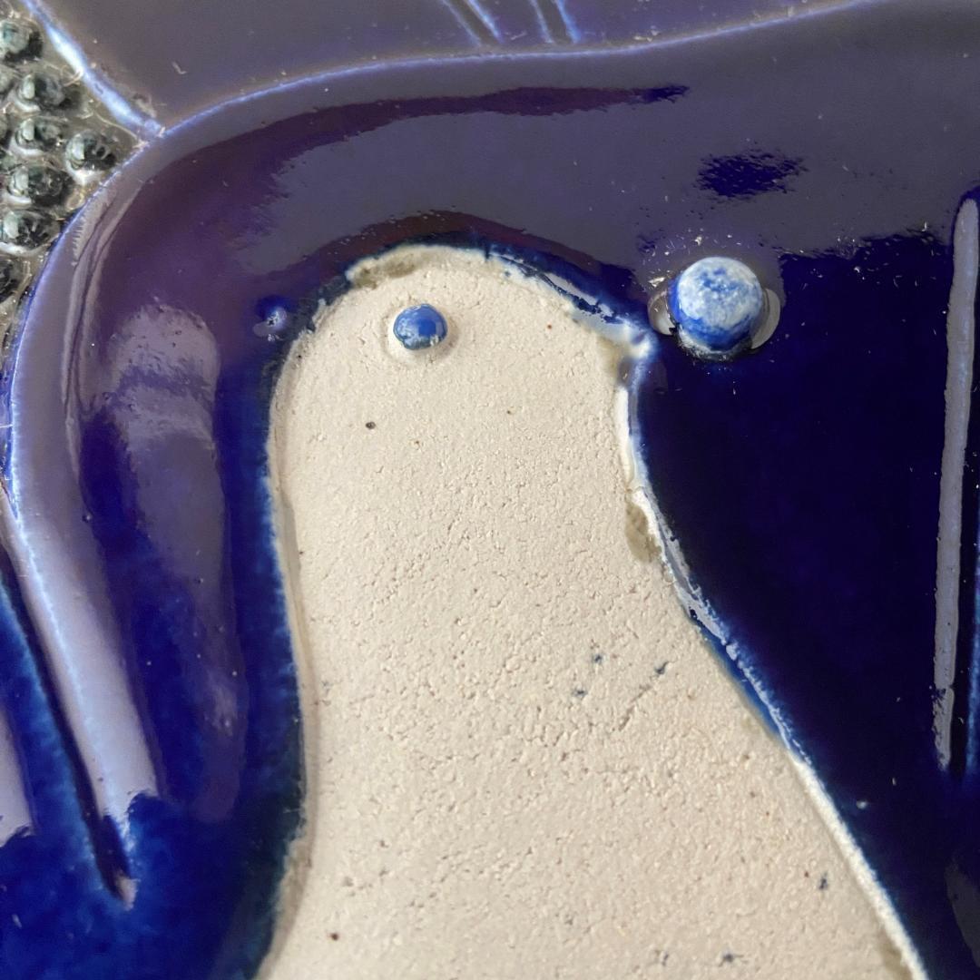 Sylvia Leuchovius シルヴィア 陶板 鳥 壁飾り 北欧 置物