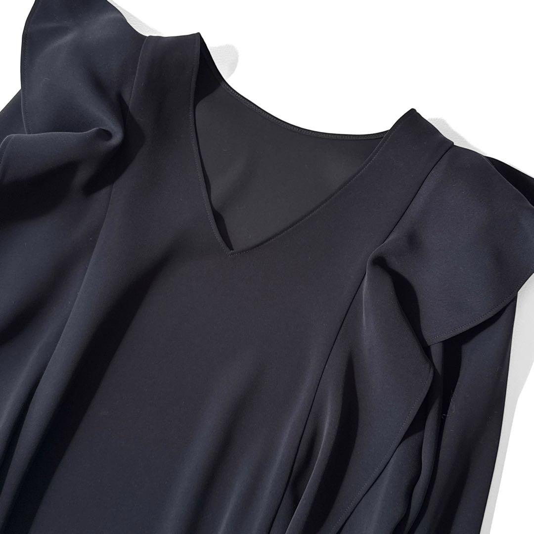 アディアム リリートップ ラッフル Ｖネック フリル ブラウス プルオーバー