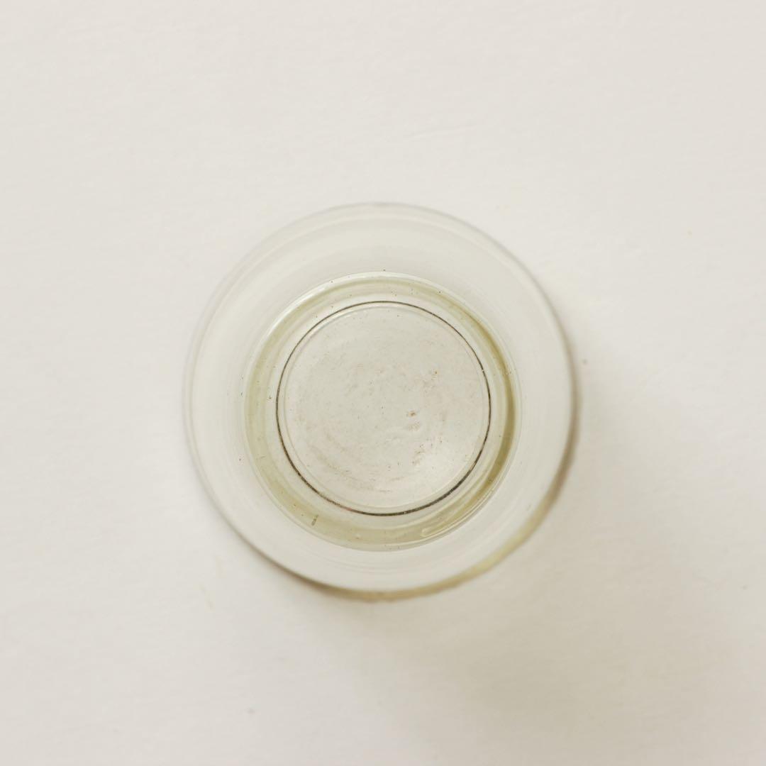 明治　大正　ガラス　面取り　ちょこ　猪口　酒器　酒盃　ゆらゆら