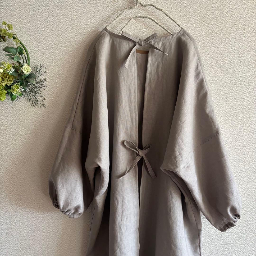 #26005 ハルソラタン　リネン100% かっぽう着