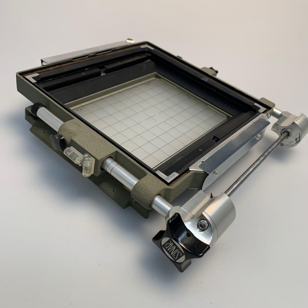 Sinar 5×7スクリーンバック ピントグラス枠 Cタイプ 広角蛇腹つき