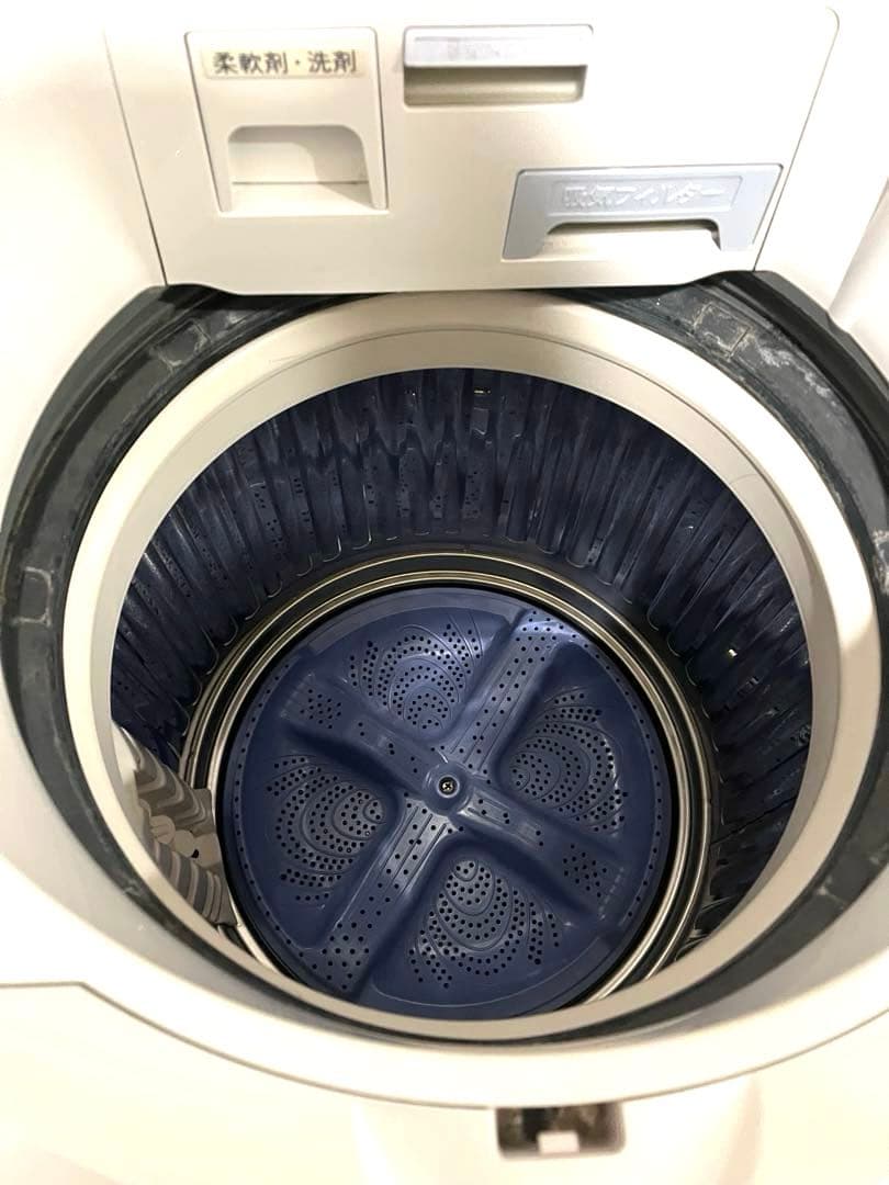 送料込　SHARP 8kg 縦型　全自動洗濯機 乾燥機能付　本体　2012年製