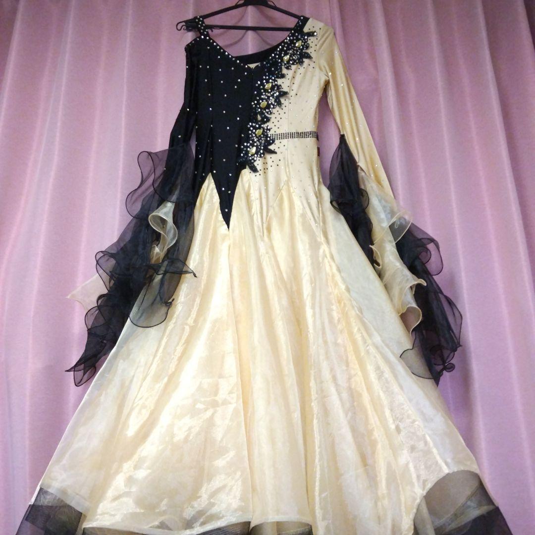 社交ダンス ドレス ビジュー付き Ｌサイズ