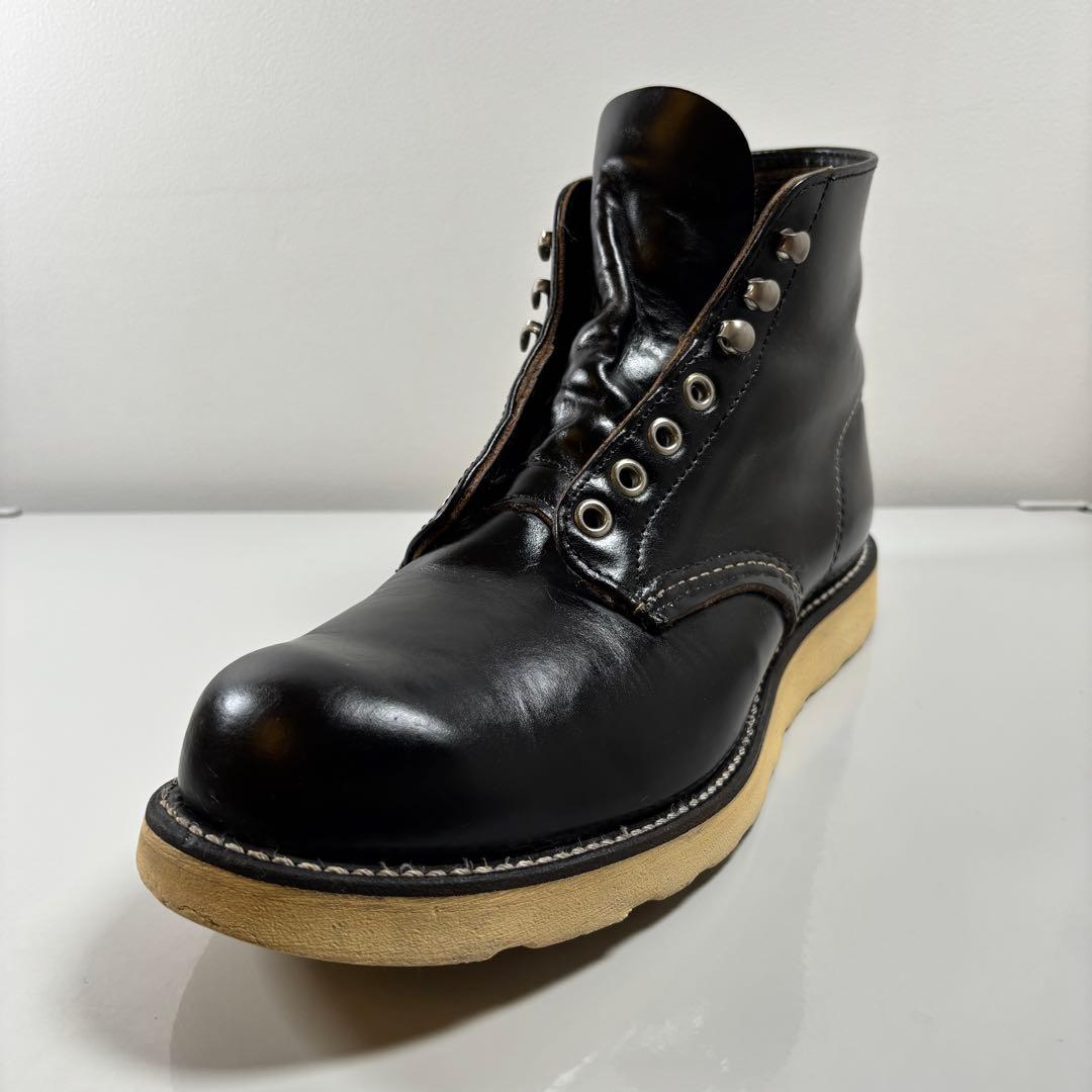 US7EE レッドウィング 8165 四角犬タグ 茶芯 アメリカ製 90年代