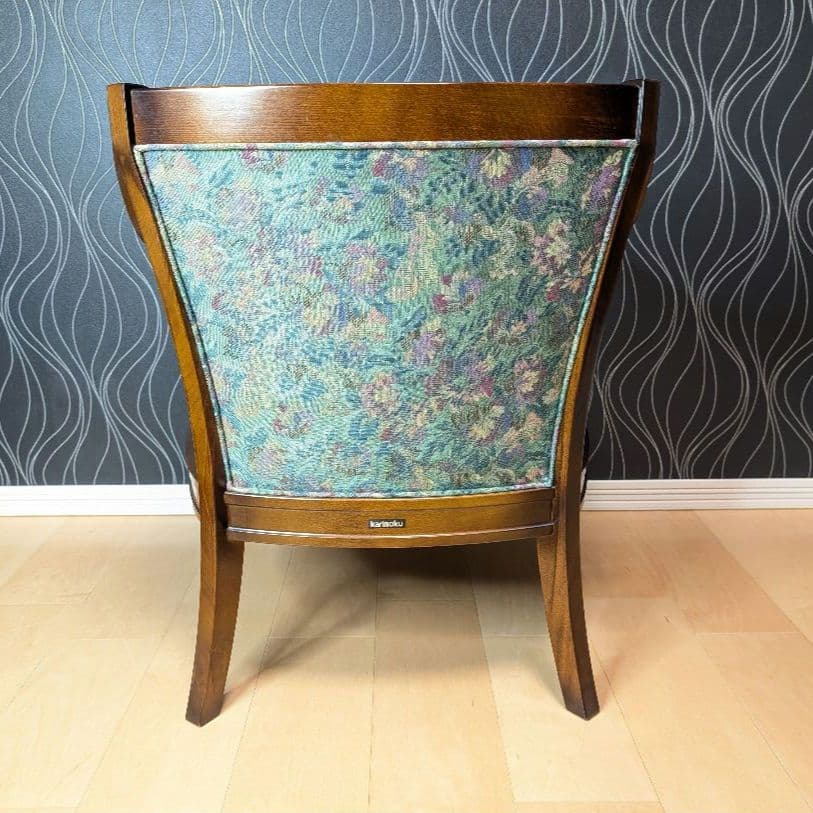 Sen　美品　カリモク　コロニアル シングルソファ　ヴィンテージ　チェア