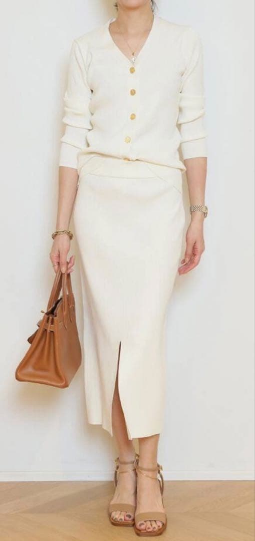 ✨美品✨ミューズ ドゥーズィエムクラスDINER RIB Vネックカーディガン