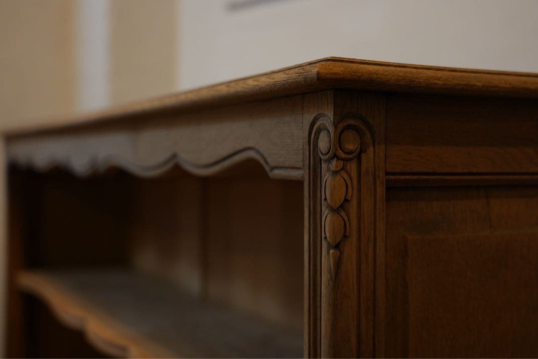 フランス　アンティーク　キャビネット　棚　シェルフ