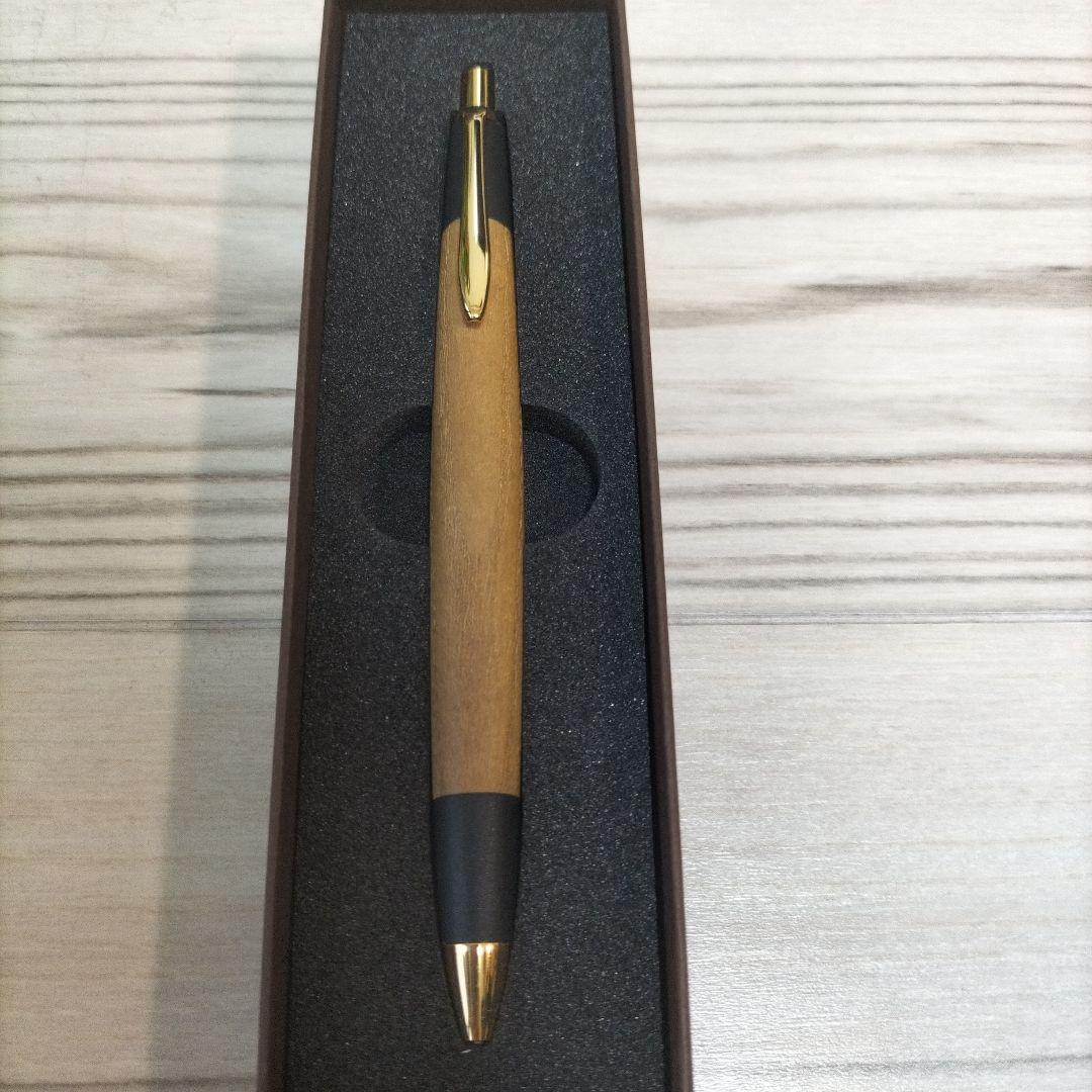 ボナンペン シャープペンシル 桑の木 真鍮金具