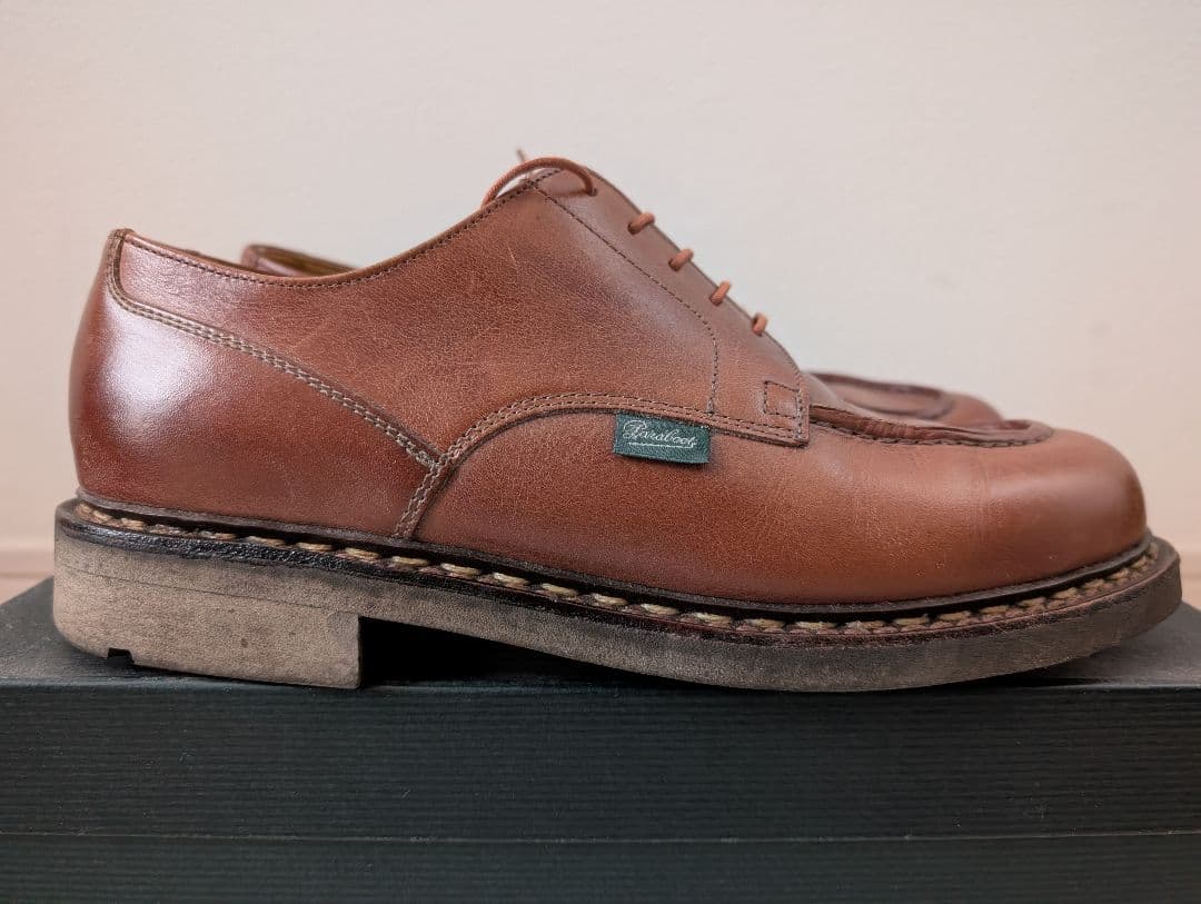 パラブーツ　シャンボード(マロンカラー)　UK8　ケアグッズ付