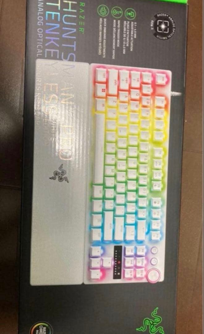 キーボード Razer huntsman v3 pro tkl white