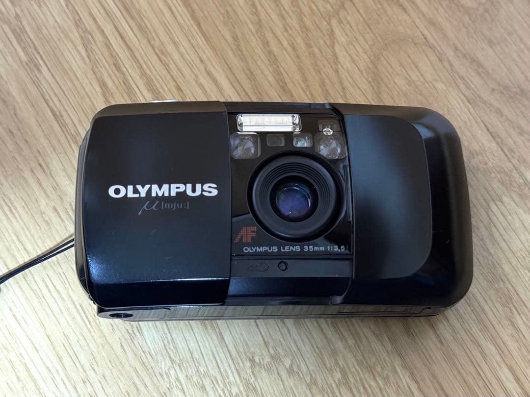 OLYMPUS μ (ミュー) BLACK 初代 オリンパス 動作不良品