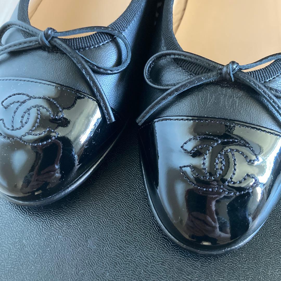 【Our_】CHANEL バレリーナ　ブラック　36.5 新品未使用