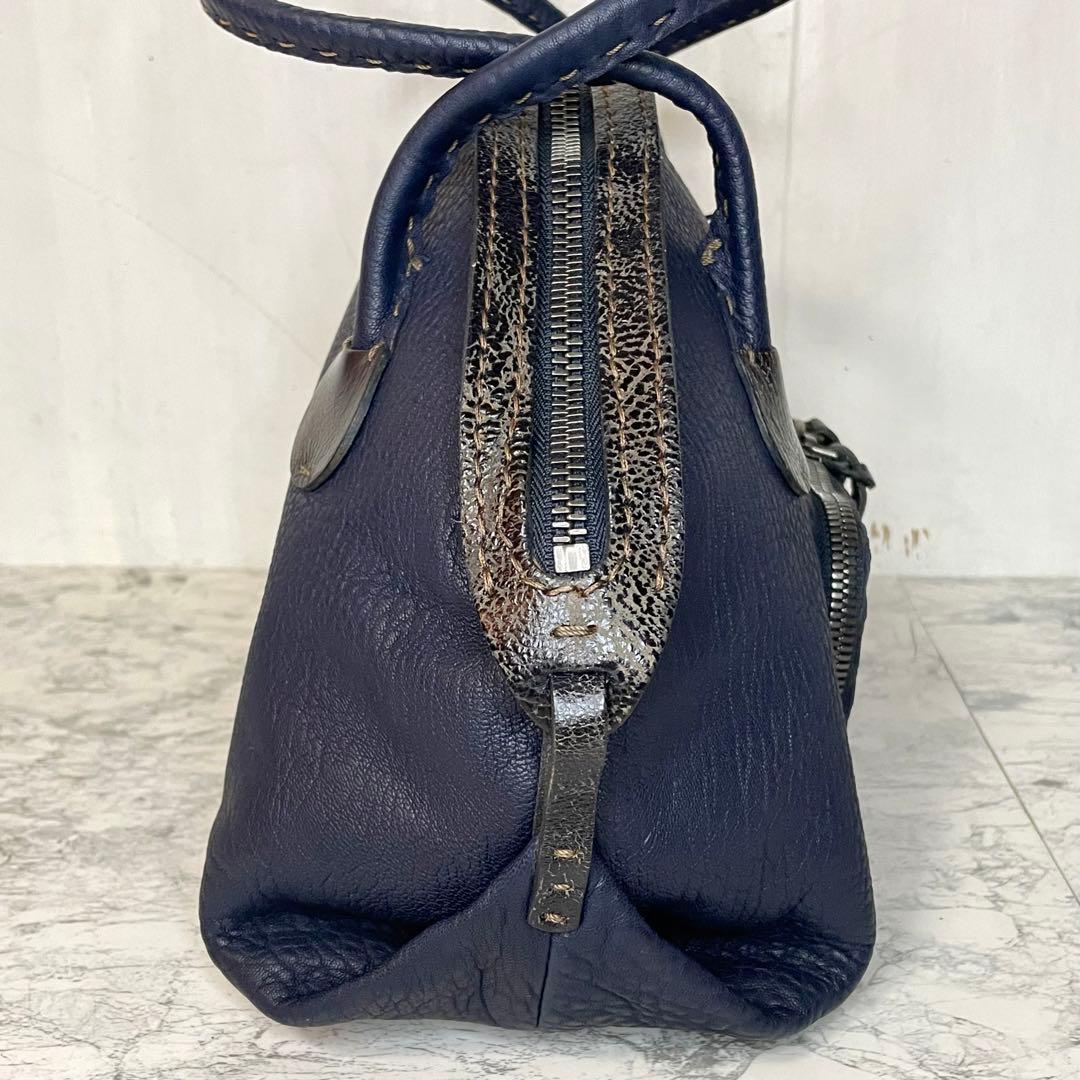 【美品】エンリーベグリン HENRY BEGUELIN レザー ショルダーバッグ