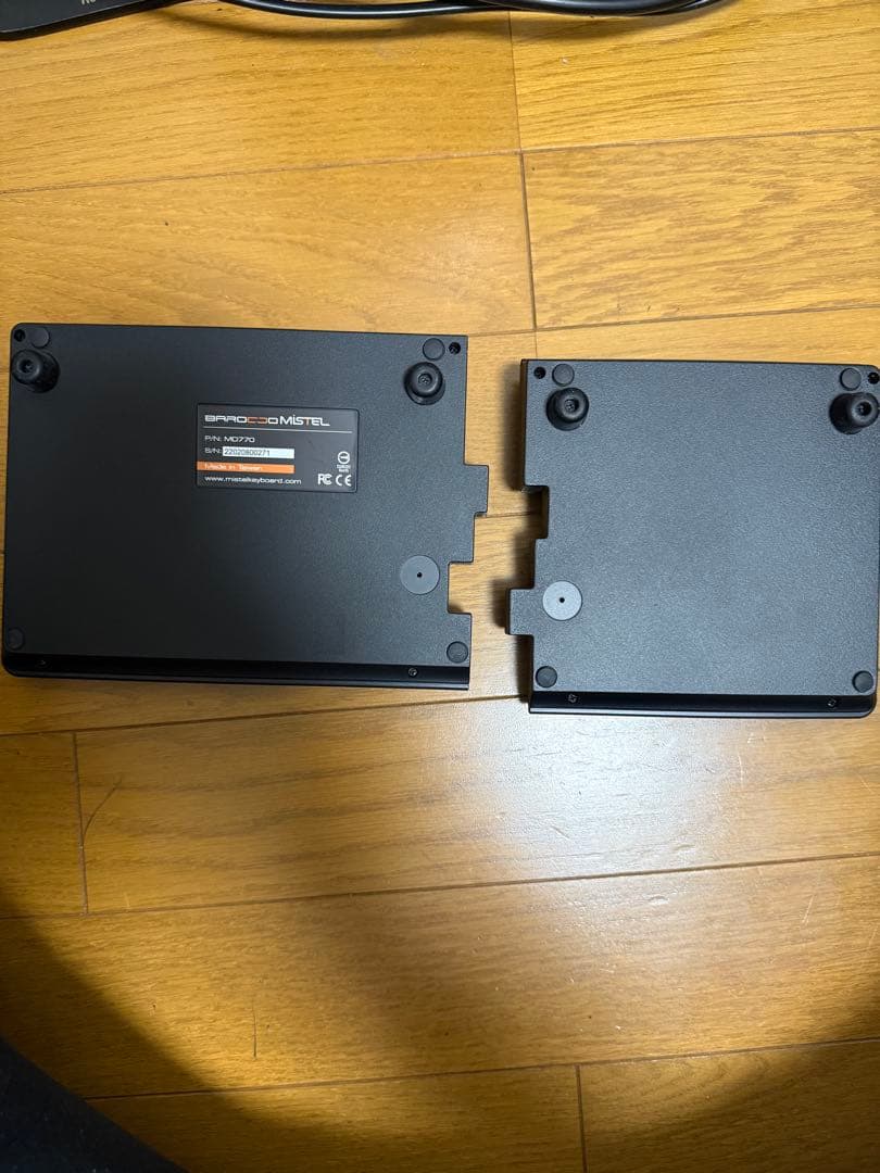 MISTEL 分割型キーボード MD770 日本語配列　赤軸