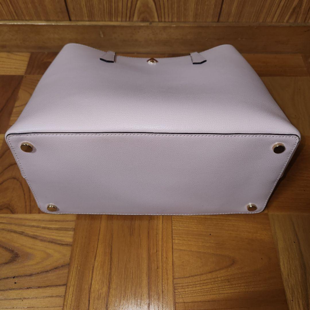 【新品自宅保管品】kate spade スモーキーピンク トートバッグ
