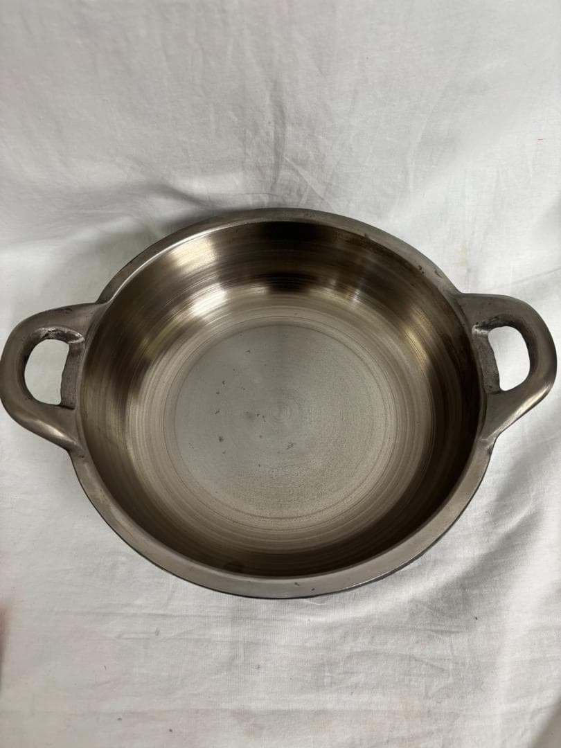 美品1回 久慈砂鉄鉄器 山王堂 両手鍋 天ぷら鍋 ２６ｃｍ