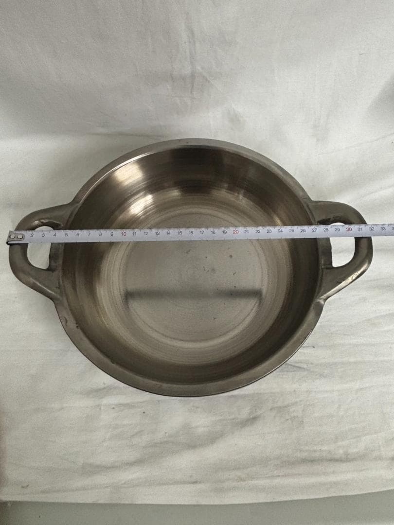 美品1回 久慈砂鉄鉄器 山王堂 両手鍋 天ぷら鍋 ２６ｃｍ