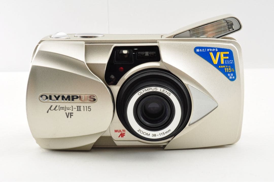 美品　OLYMPUS μ-ii mju 115 VF ＋Nikon L35 AD