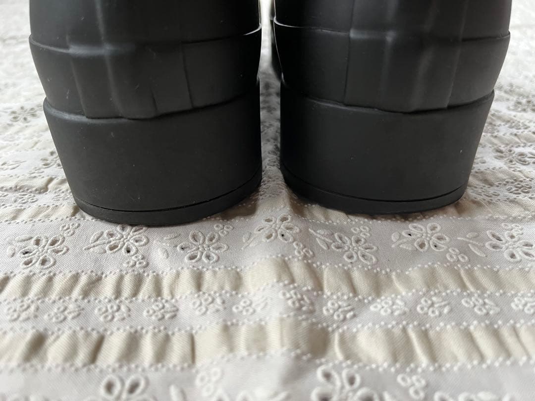 ハンター　レインブーツ　ショート　黒　24cm