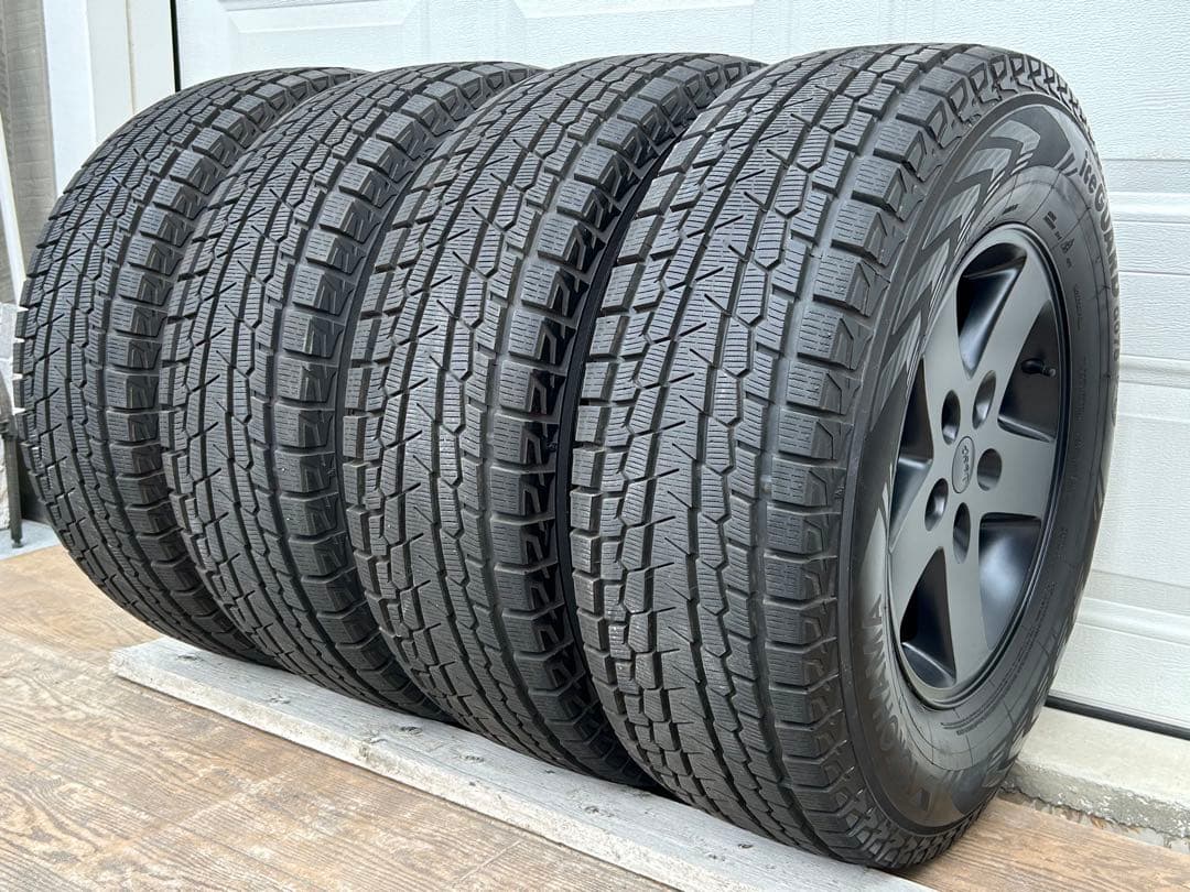 jeep ジープ ラングラー ホイール スタッドレス タイヤ 4本セット バリ山