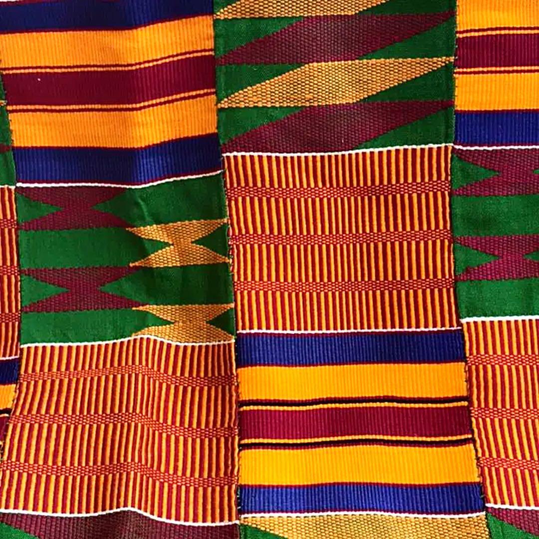 アフリカンアート　アンティーク　布地　☆美術的価値あり！