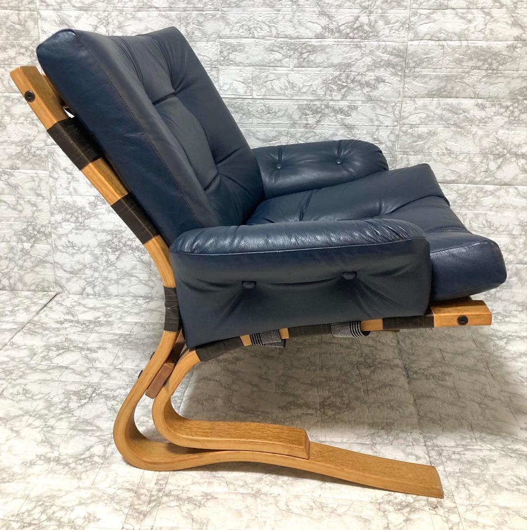 【希少 本革】karimoku domani スカンジナビアン イージーチェア①
